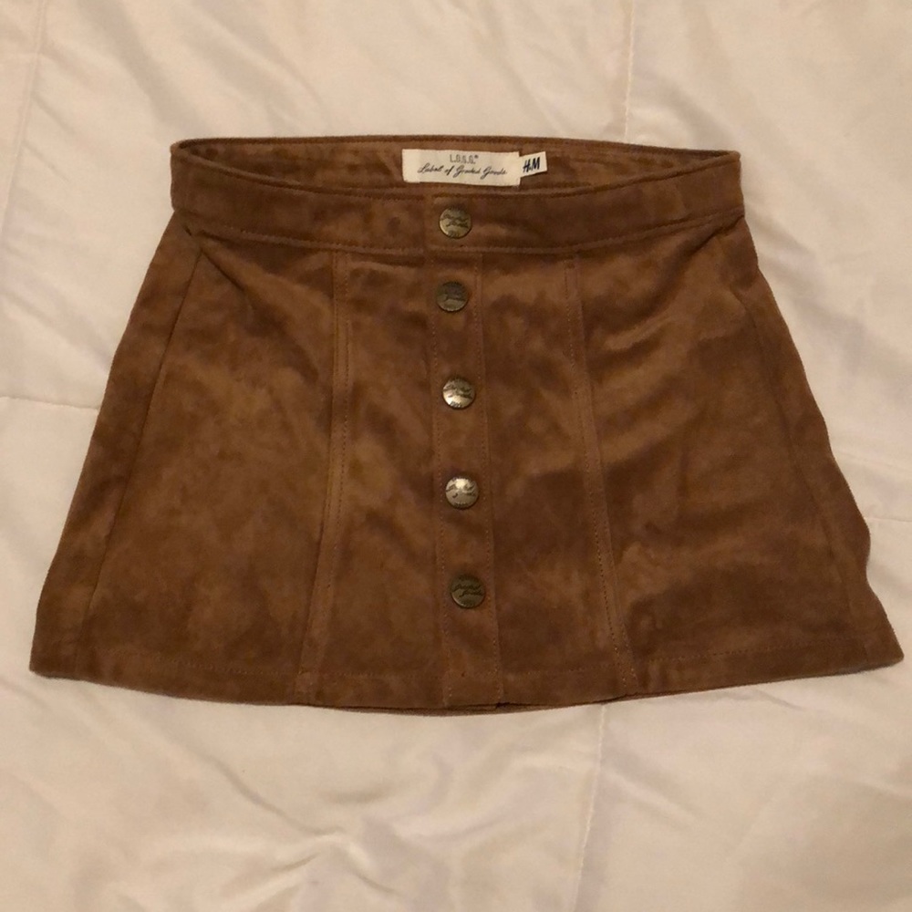 🆕 Cutsie suede like skirt kids